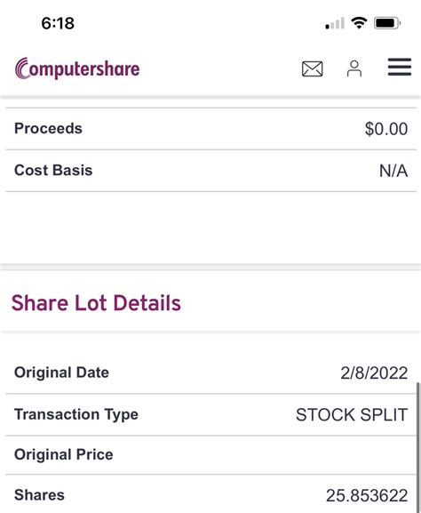Computershare Processed My Shares As A Stock Split Are We