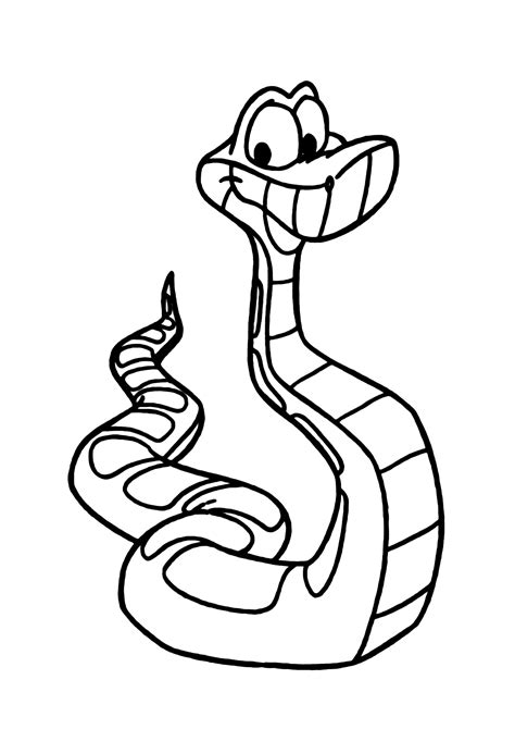 Cobra Serpente Para Colorir Imprimir Desenhos