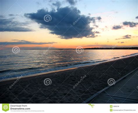 Beach Sunset Stock Photo Image Of Background Seashore 3888238