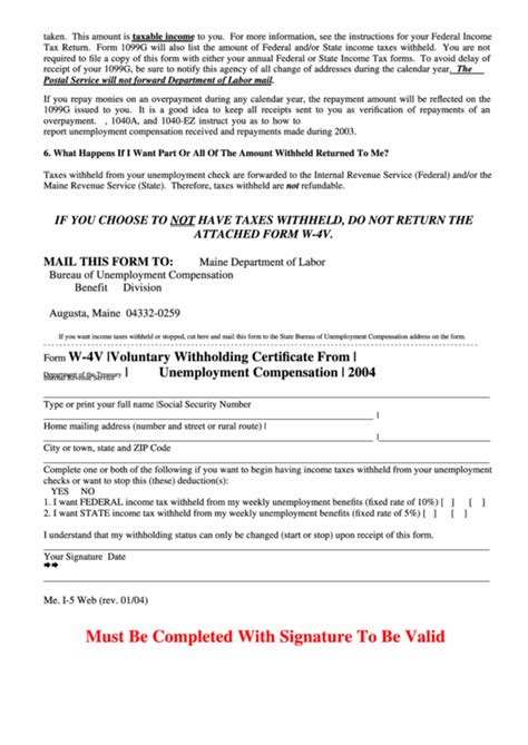 The internal revenue services releases all the tax forms in printable versions at irs.gov. Form W-4v - Voluntary Withholding Certificate From ...