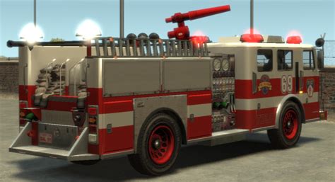 Image Firetruck Gta4 Rear Gta Wiki Fandom Powered By Wikia