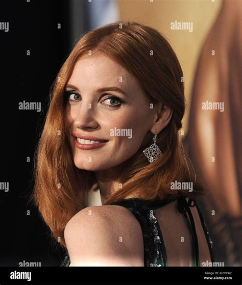Jessica Chastain Arriving At The La Premiere Of The Huntsman Winters