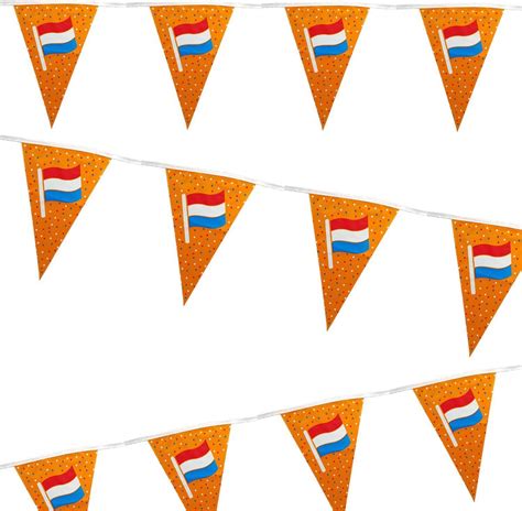 Bol Com Vlaggenlijn Nederlandse Vlag Meter