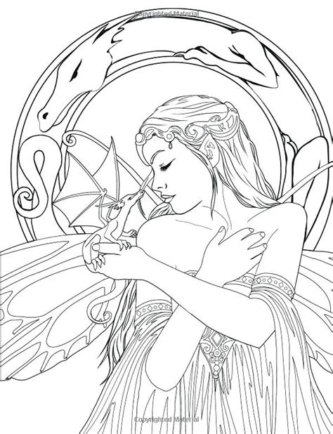 Realistic Fairy Coloring Pages At Free Printable Images And Photos Finder