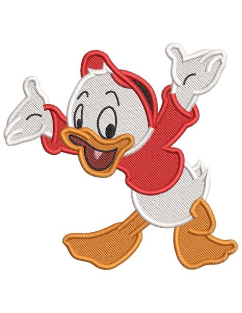 Huey Dewey And Louie Fill Embroidery Design 03 Instant Download