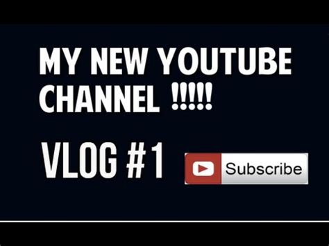 JR - Welcome to My NEW CHANNEL - VLOG #1 - YouTube