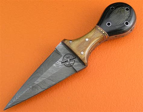 Damascus Dagger Skinner Knife Custom Handmade Damascus Steel Hunting