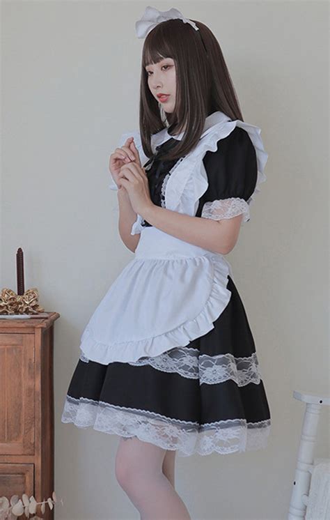 Sexy Lolita Dress Cosplay Maid Costume Anime Women French Maid Etsy