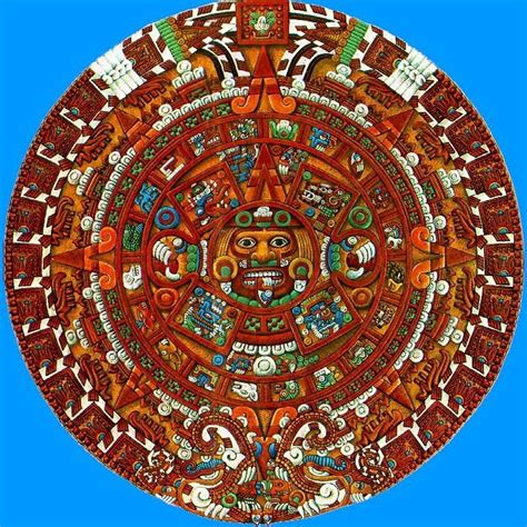 Aztec Calendar Wikipedia The Aztec Or Mexica Calendar Is The