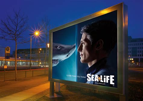 Sea Life Aquarium Outdoor Advert By Leo Burnett Shark Ads Of The World™