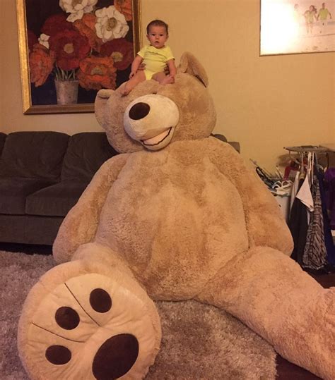 Grandpa Gets Granddaughter Ridiculously Huge Teddy Bear And The