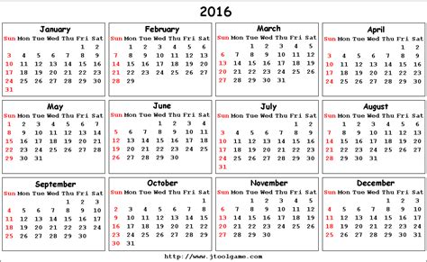 T.ex för uppsättning på anslagstavla, medlemsutskick m.m. 2016 Calendar - printable Calendar. 2016 Calendar in ...