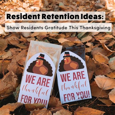 Resident Retention Ideas Show Residents Gratitude This Thanksgiving