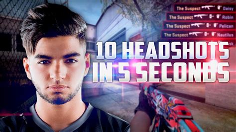 10 Headshots In 5 Seconds Csgo Pro Best Moments Youtube