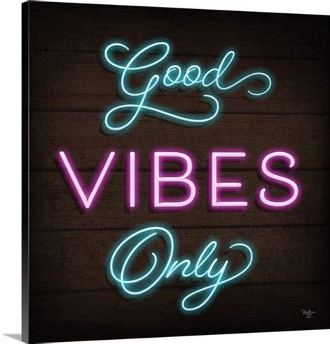 Good Vibes Only Neon Sign Real Neon Light Z1324 Neon Quotes Neon