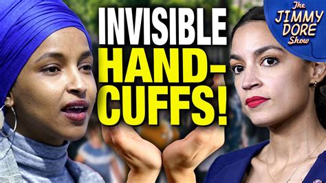 Aoc And Ilhan Omar Pretend Being Handcuffed For The Cameras Youtube