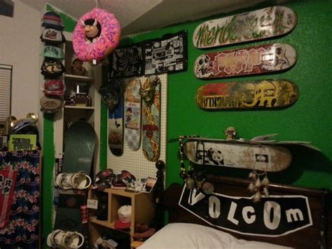 Skaters Bedroom Skateboard Room Skater Room Grunge Room