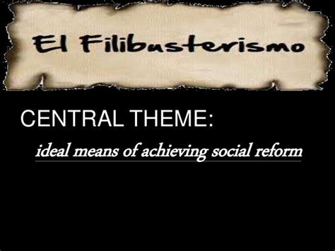 El Filibusterismo Powerpoint Template