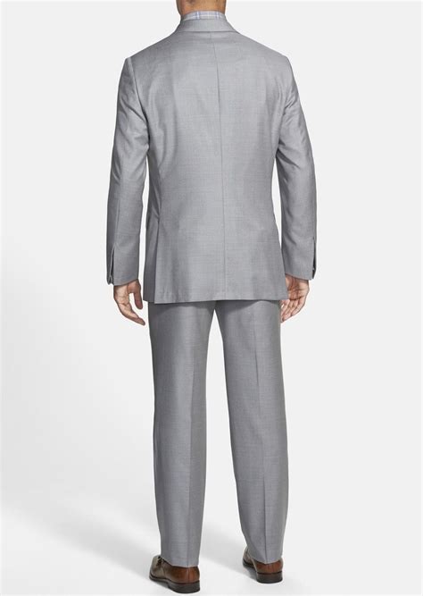 Hickey Freeman Hickey Freeman Classic Fit Solid Wool Suit Suits