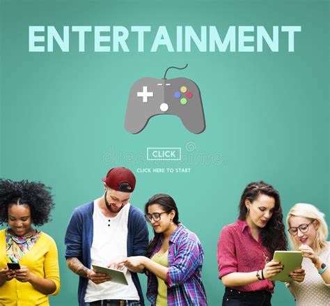 Gaming Entertainment Fun Hobby Digital Technology Concept Stock Image Image Of Activities