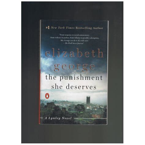 The Punishment She Deserves Inspector Lynley 20 By Elizabeth George