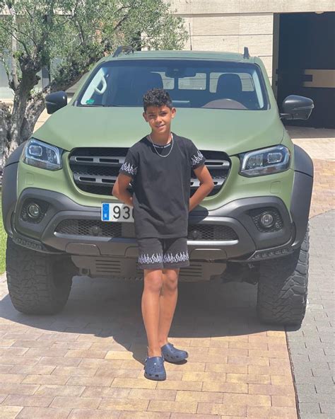 Cristiano Ronaldo Ts Lookalike Son Car On His Birthday