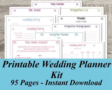 Free Wedding Planner Pdf Invitation Design Blog