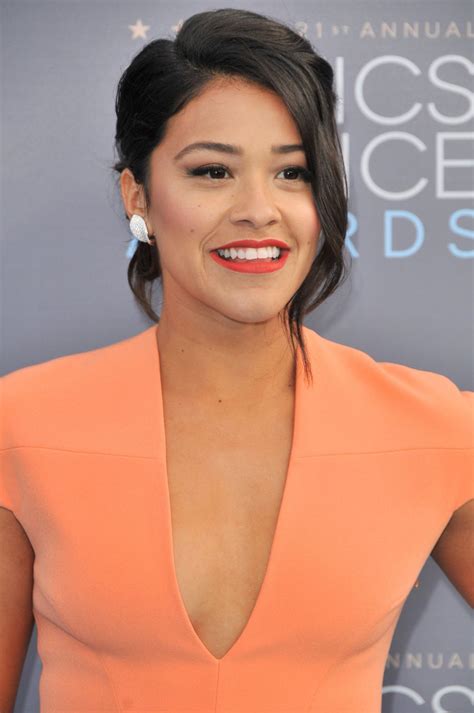 Gina Rodriguez 2016 Critics’ Choice Awards In Santa Monica • Celebmafia