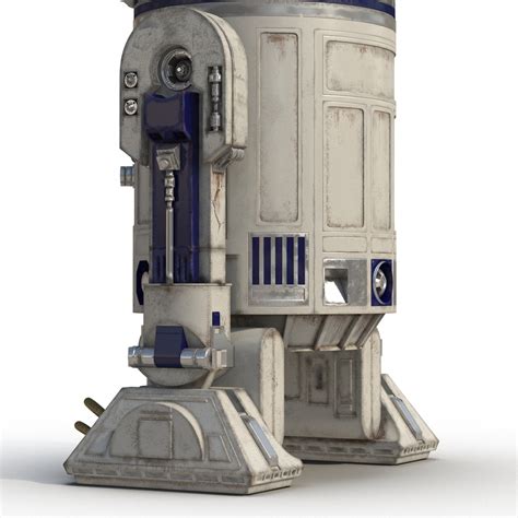 R2 D2 Rigged Modeled 3d Model