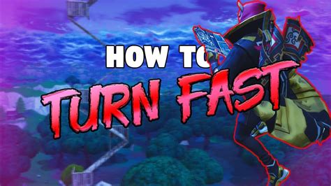 How To Turn Faster180 In Fortnite Tips And Tricks Youtube