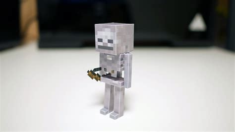 마인크래프트 스켈레톤 만들기 Papercraft Minecraft Skeleton Youtube