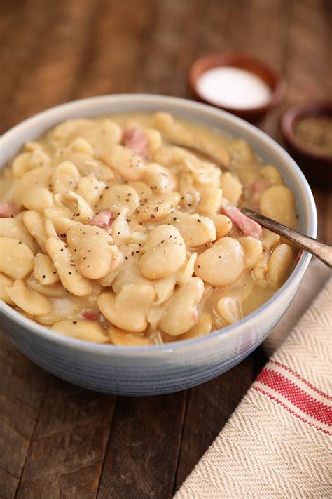 The Recipe For These Southern Lima Beans Also Know As Butter Beans Or