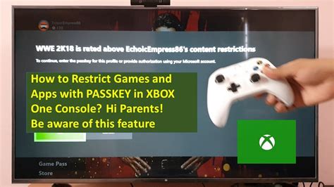 How To Restrict Games And Apps With Passkey In Xbox One Console Youtube