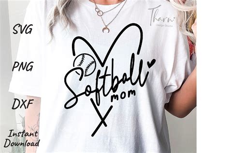 Softball Mom Svg Sports Sublimation Graphic By Dsigns Creative Fabrica
