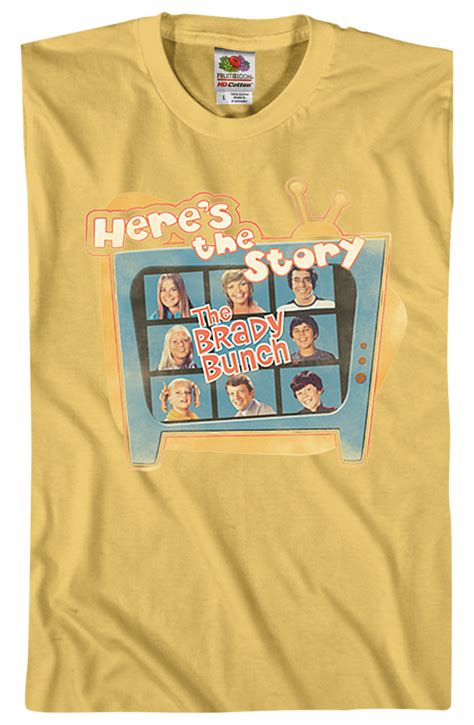 Heres The Story Brady Bunch T Shirt