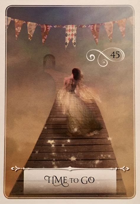 Daily Angel Oracle Card Time To Go From The Wisdom Of The Oracle By