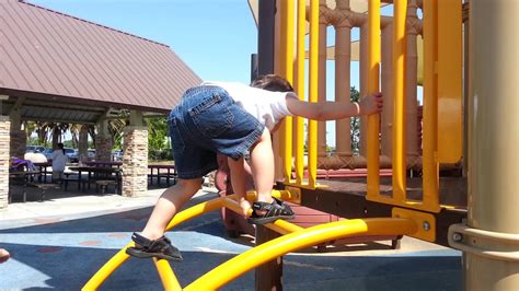 Climbing At The Playground Youtube