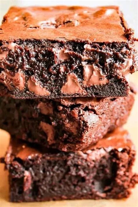 Fudgy Double Chocolate Brownies Grandmas Cooking Recipes
