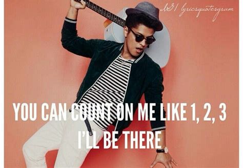 Bruno Mars Quotes Count On Me