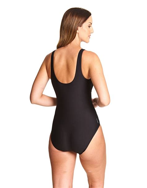 Zoggs Marley Scoopback Swimsuit Black Simply Swim Simply Swim Uk