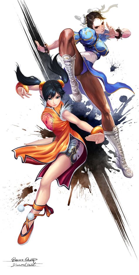 Chunli And Xiaoyu By Zsxcmax On Deviantart Street Fighter Characters Ryu Street Fighter