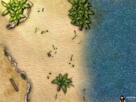 The Beach Angela Maps Free Static And Animated Battle Maps For D D And Other Rpgs