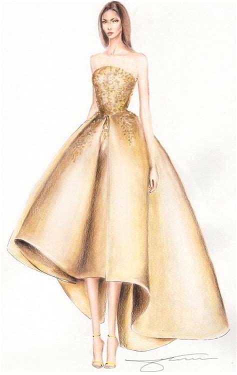 Sketches Of Fashion Dresses At Explore Collection
