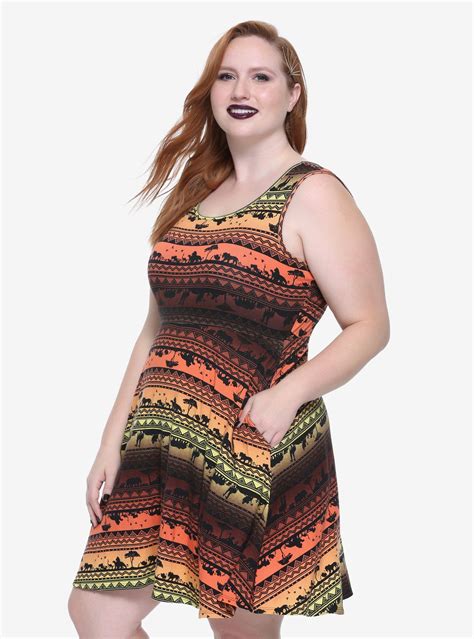 Disney The Lion King Sunset Dress Plus Size Plus Size Outfits Casual