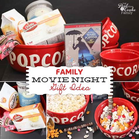 What are good family gifts? Family Gift Ideas ~ Movie Night in a box (or basket)