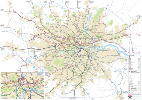 Geographically Accurate Map Of London Underground Maps On The Web