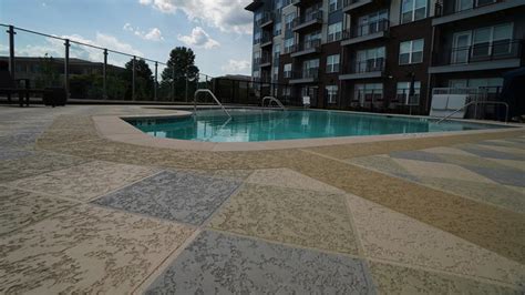 Resurfacing Gives Centreville Apartments Sleek Pool Deck Sundek Of