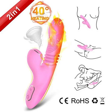 Clit Sucker Vibrator G Spot Dildo Thrusting Vibrator Clitoris