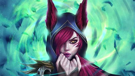 1920x1080px 1080p Free Download Xayah League Of Legends And Background Abyss Rakan Lol