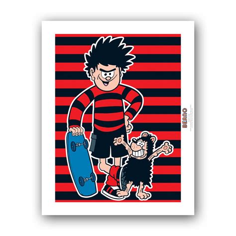 Dennis The Menace And Gnasher Art Print Star Editions
